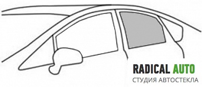 Заднее правое стекло BMW 1 F20 / F21 5D