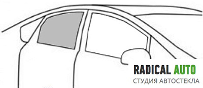 Заднее левое стекло Mazda 626 4D/5D