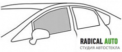 Переднее правое стекло Seat Arosa